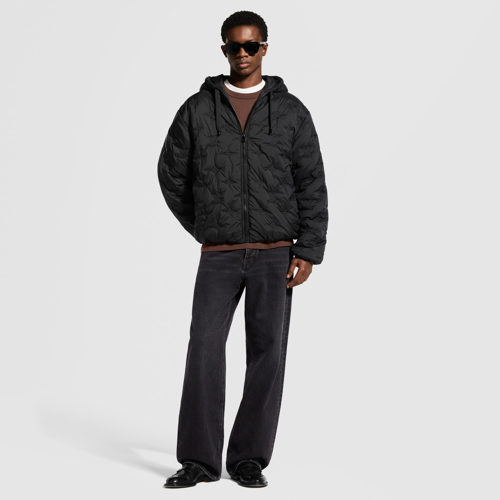 Monogram Padded Hooded Blouson - Men - Ready-to-Wear | LOUIS VUITTON ®
